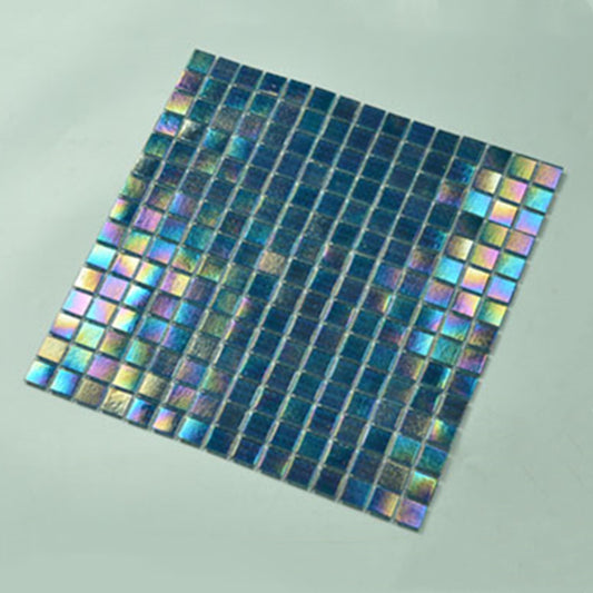 Iridescent Tiles Pearlescent Outdoor Swimming Glass Pool Mosaic Tiles GL002-6
