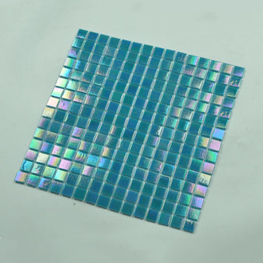Iridescent Tiles Pearlescent Outdoor Swimming Glass Pool Mosaic Tiles GL002-7
