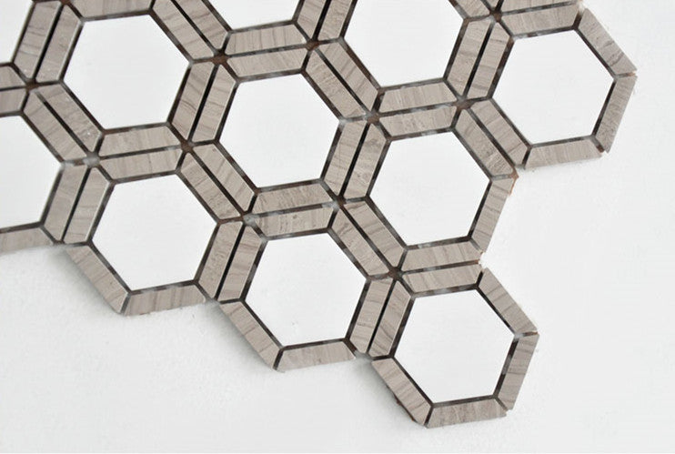 3d hexagon art